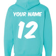 Load image into Gallery viewer, PEACE LOVE VOLLEYBALL HOODED SWEATSHIRT