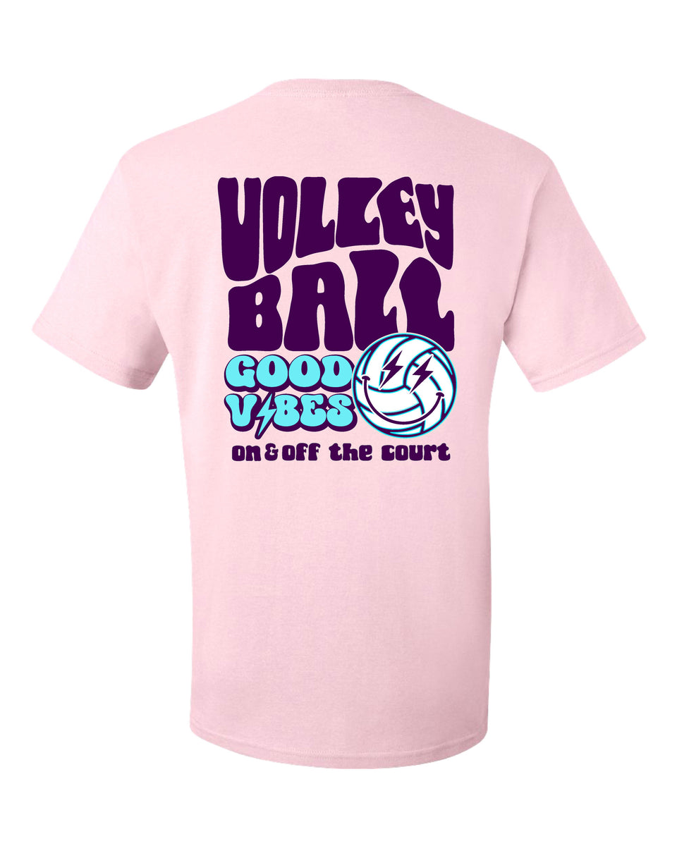 GOOD VIBES VOLLEYBALL TSHIRT GymRats Volleyball Clothing Co.