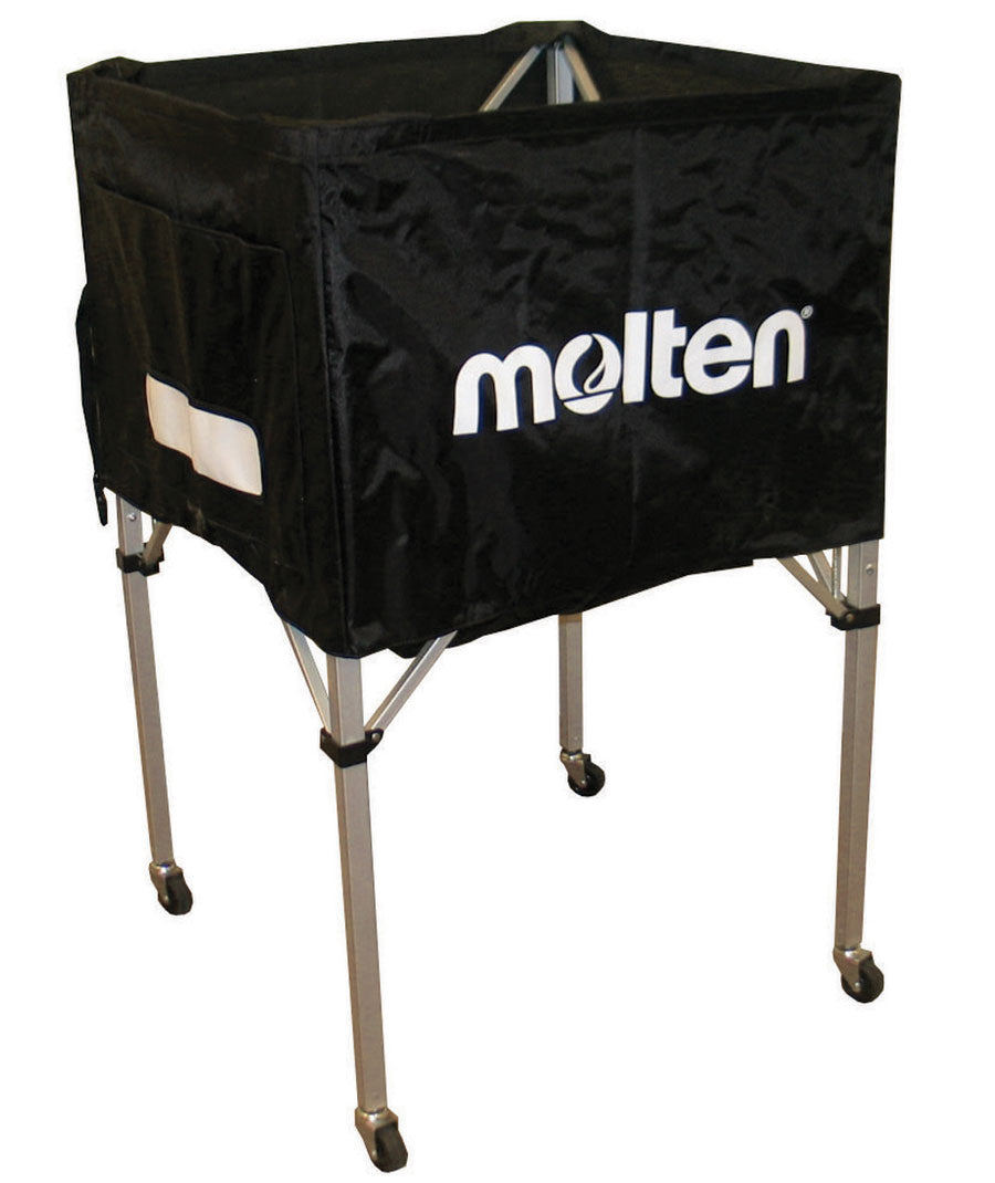 molten square volleyball cart black