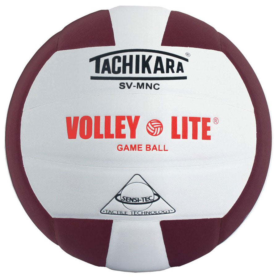 tachikara volley lite ball in maroon