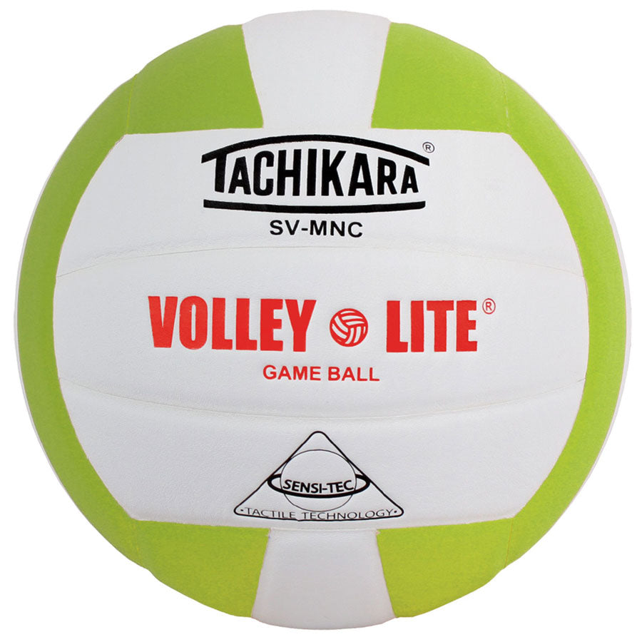 tachikara volley lite ball in lime green