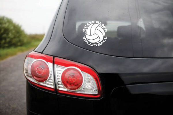 Custom Volleyball Vinyl Stickers TEAM NAME NUMBER