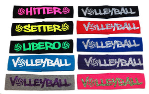 Assorted volleyball headbands