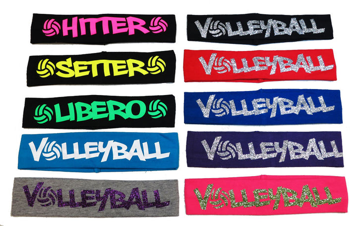Assorted volleyball headbands