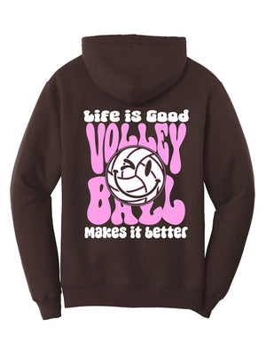 MAKES IT BETTER VOLLEYBALL HOODED SWEATSHIRT