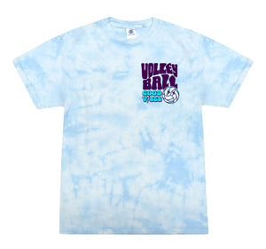 GOOD VIBES VOLLEYBALL TIE-DYE SHIRT