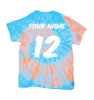 SMILE Tie-Dye Volleyball T-shirt