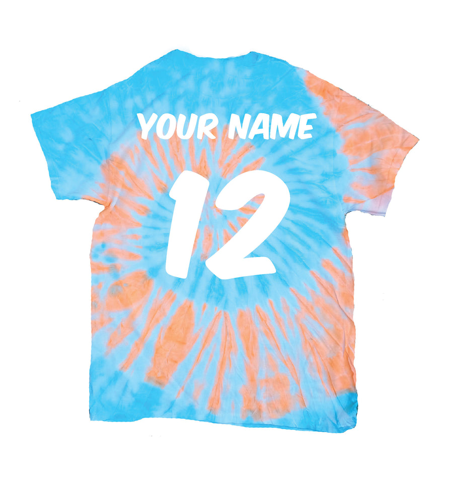 SMILE Tie-Dye Volleyball T-shirt