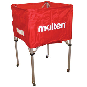molten square volleyball cart red