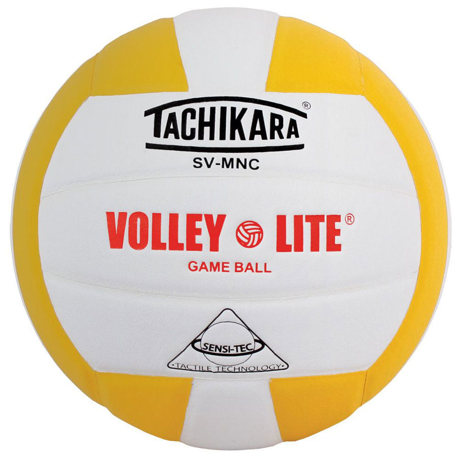 tachikara volley lite ball in yellow