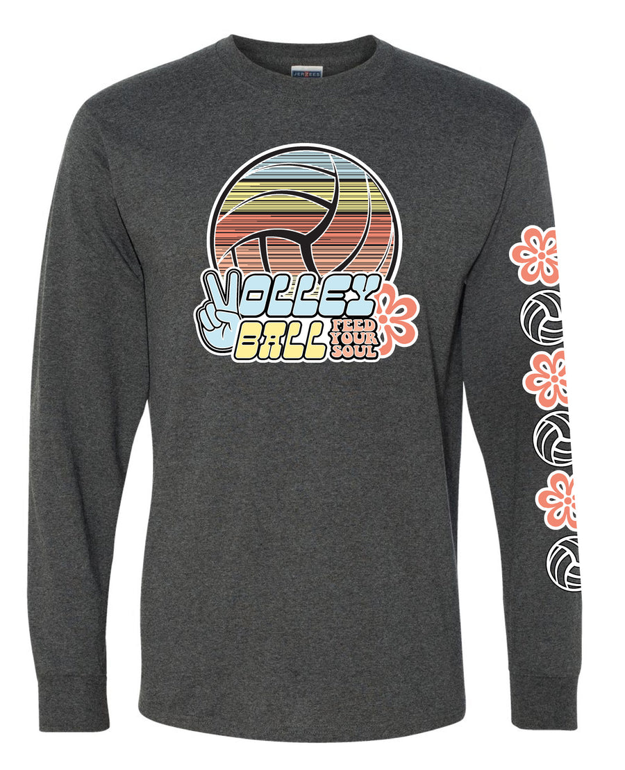 FEED YOUR SOUL Volleyball Long Sleeve Shirt