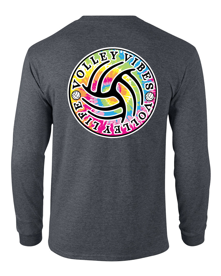 TIE-DYE Volleyball Long Sleeve Shirt