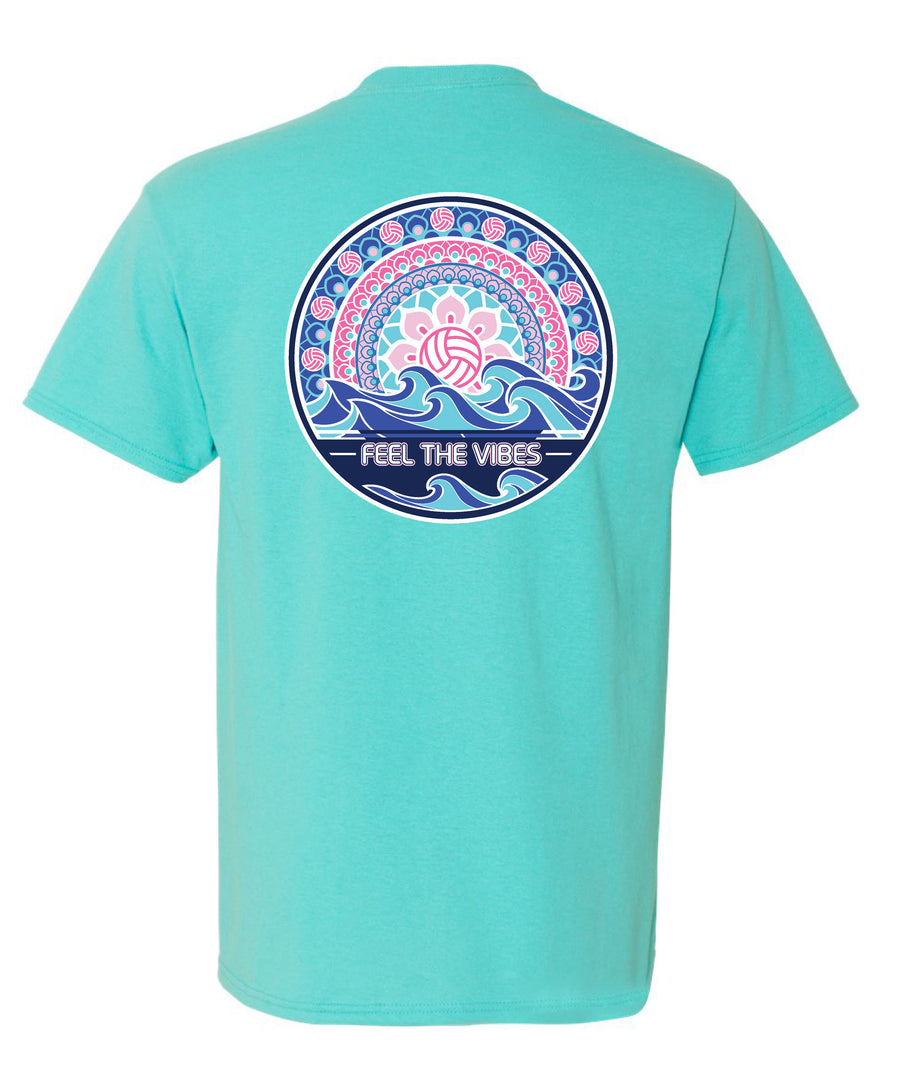 FEEL THE VIBES Volleyball T-shirt