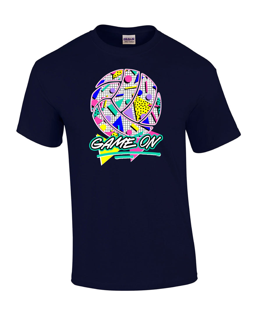 GAME ON Retro Volleyball T-shirt