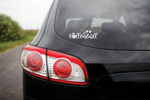 Volleyball Vinyl Stickers HEARTS